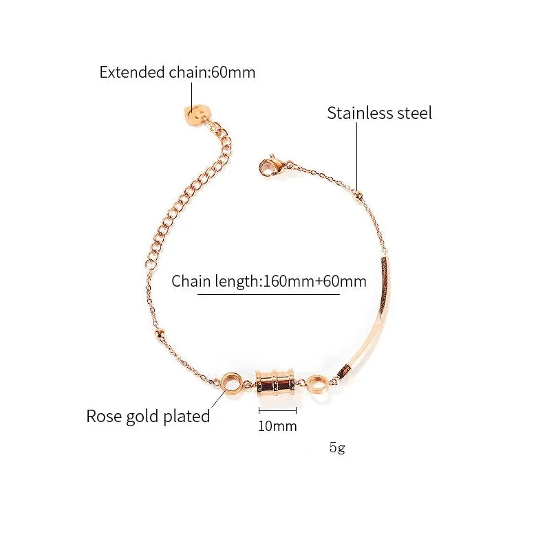 Women's Fashion Lucky Tube Bracelet