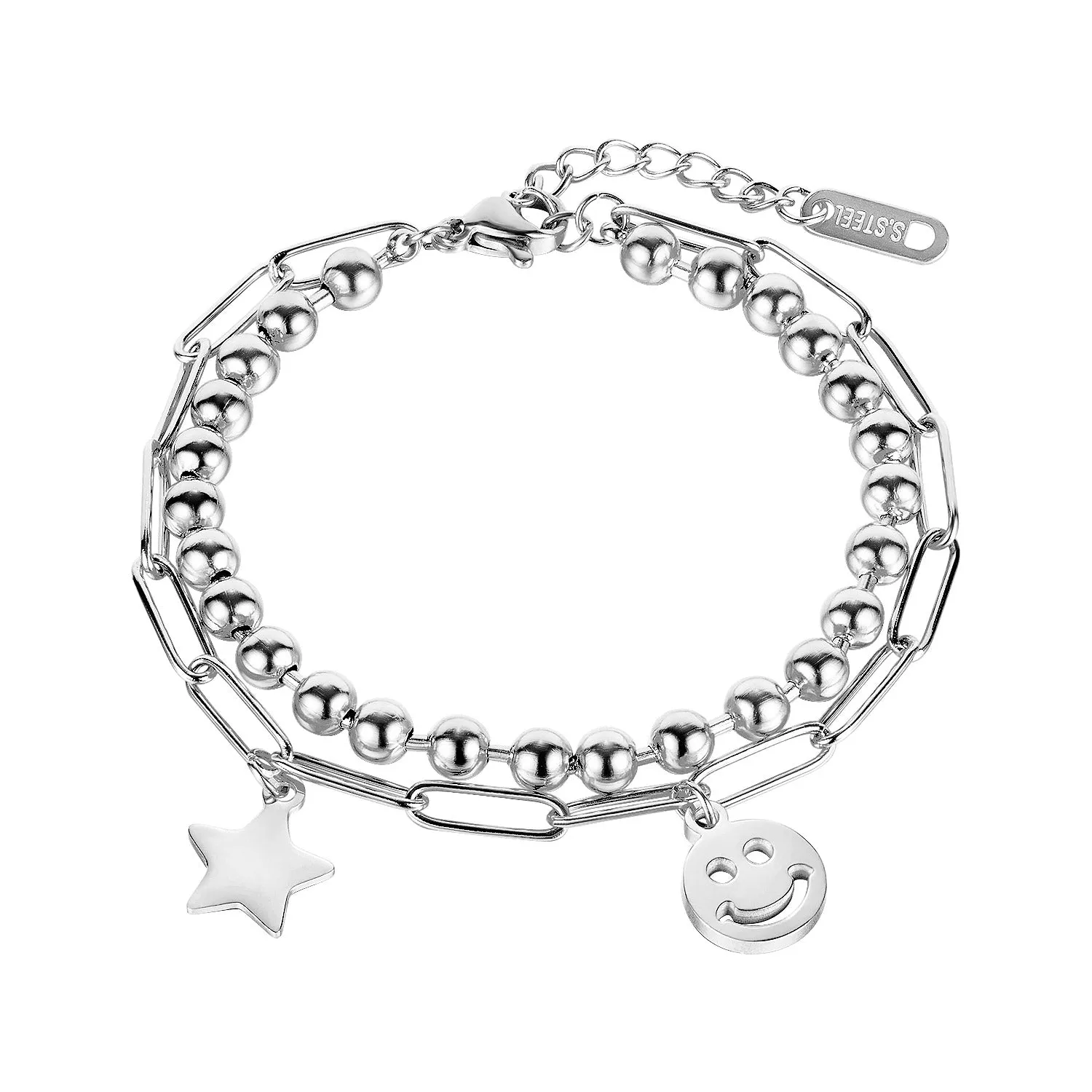 Women's Fashion Star and Smiling Bracelet