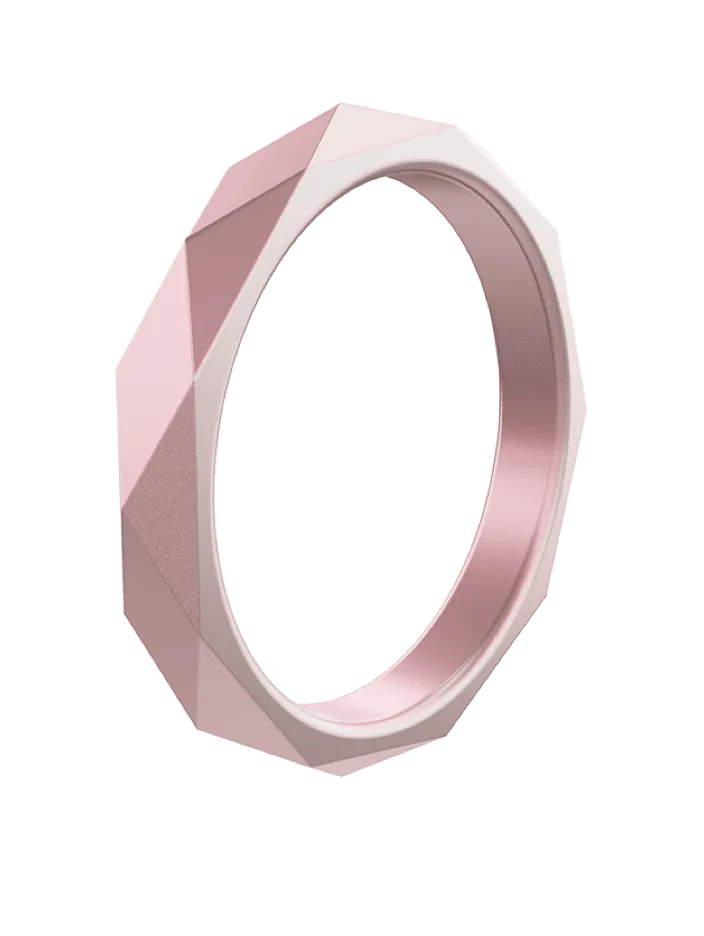 Women's Stackable Geo Silicone Ring