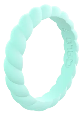 Women's Stackable Twist Silicone Ring