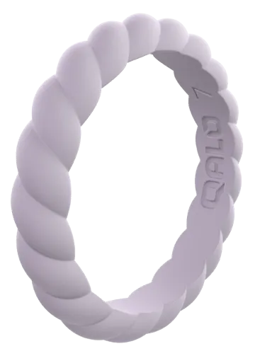 Women's Stackable Twist Silicone Ring