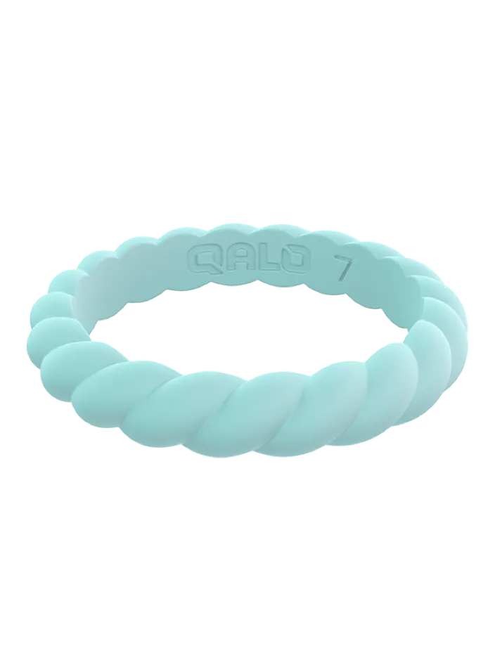 Women's Stackable Twist Silicone Ring