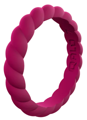 Women's Stackable Twist Silicone Ring