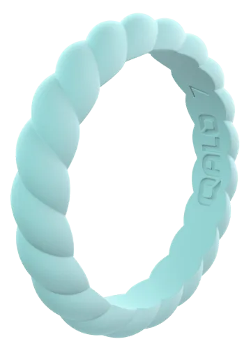 Women's Stackable Twist Silicone Ring