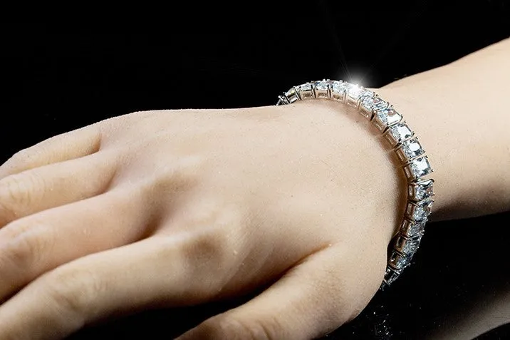 Yasmine Radiant CZ Statement Bracelet - 7in