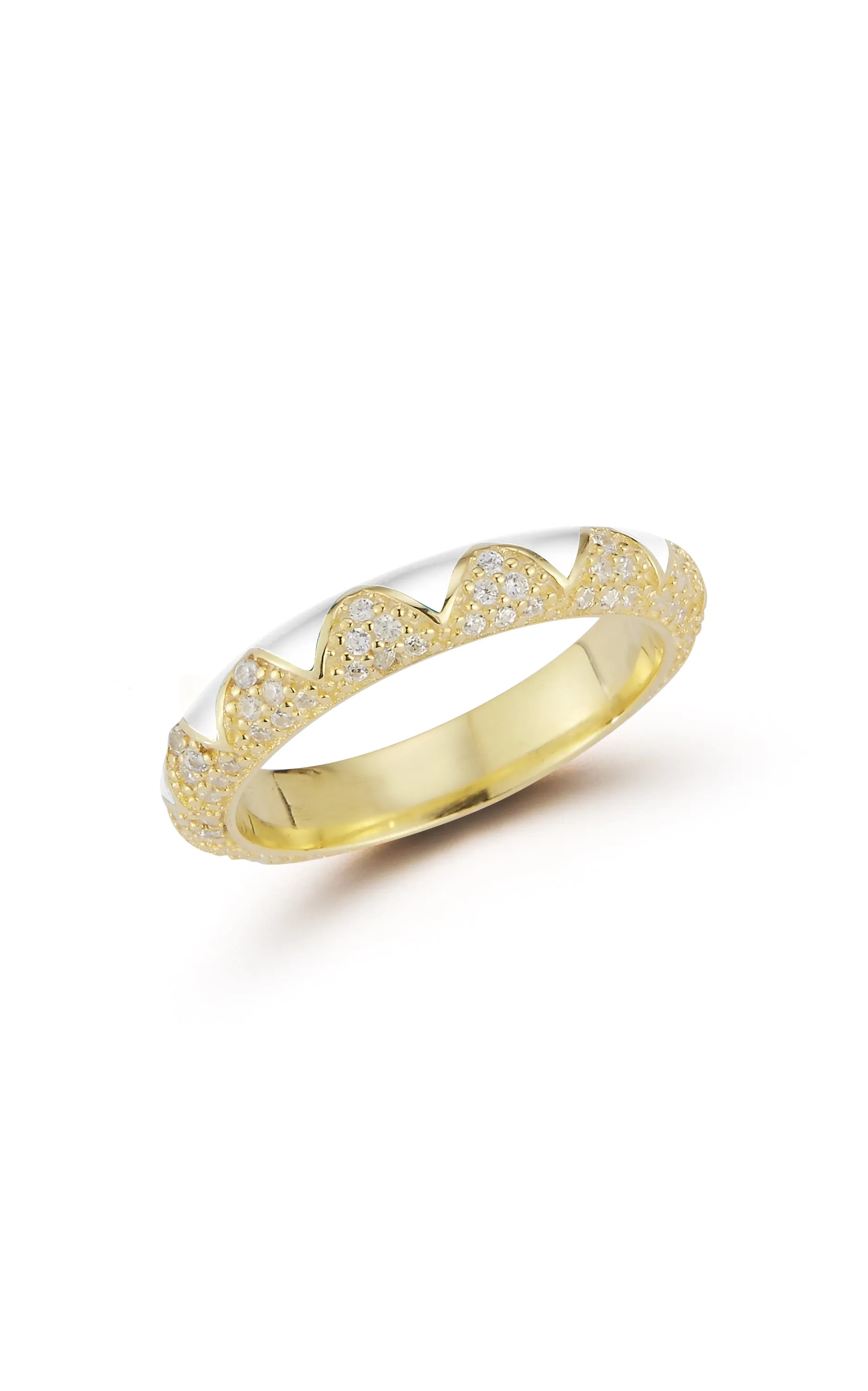 Zig Zag Band Ring